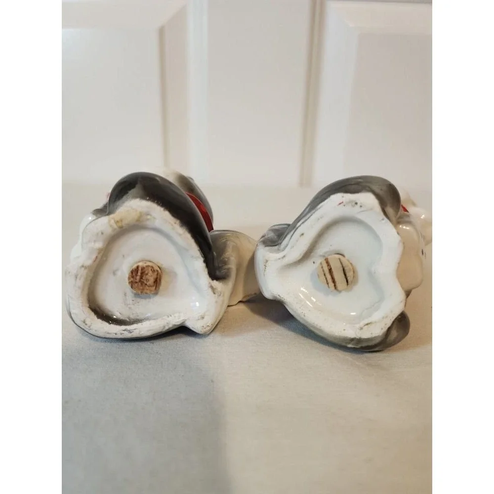 Chipmunk Dressed for Winter Salt and Pepper Shakers